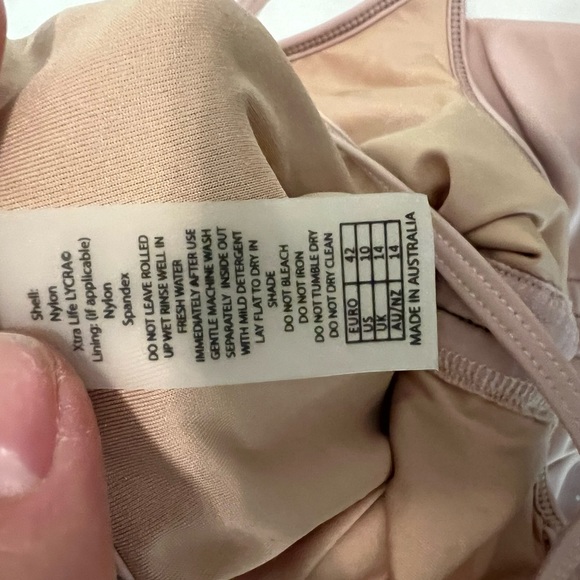 GNASH String One-Piece Swimsuit / color dusty / NWT - Picture 3 of 4